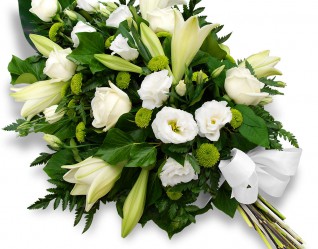 gerbe-deuil-piquee-long-rose-fleur-lys-lisianthus-vert-blanc_17309