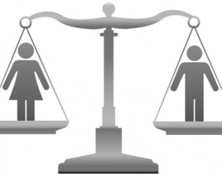 Gender equality sex justice scales