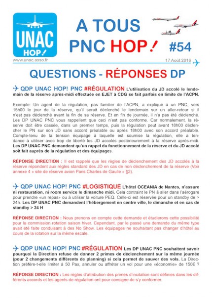 TRACT UNAC HOP! PNC #54 P1