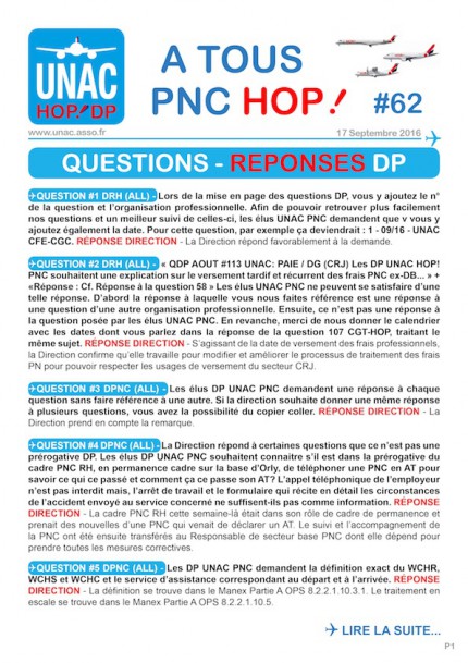TRACT UNAC HOP! PNC #62 P1