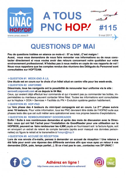 FLASH DP UNAC PNC HOP! #115