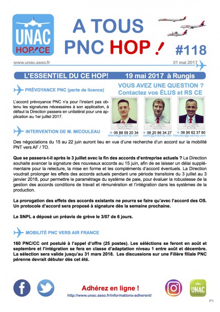 L'ESSENTIEL CE UNAC HOP! PNC #118