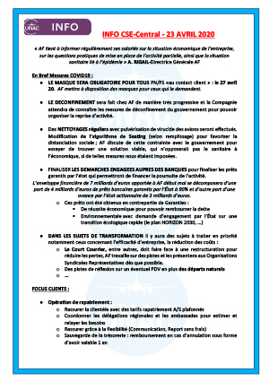 INFO CSEC 23 AVRIL 2020