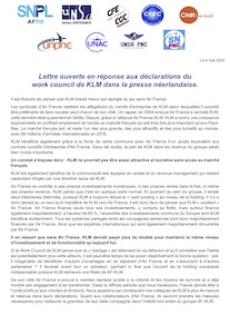 2020 05 04 Lettre ouverte inter syndicale  Work Council