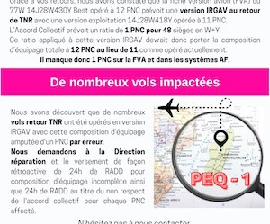 Erreur compo PEQ version IRGAV 14J retour TNR il manque quelqu'un